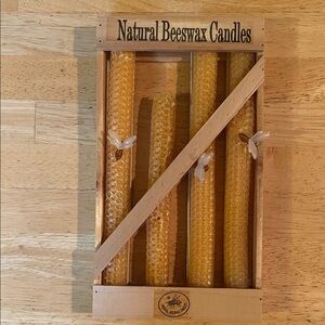 Native Honeycomb Unscented Beeswax Candles